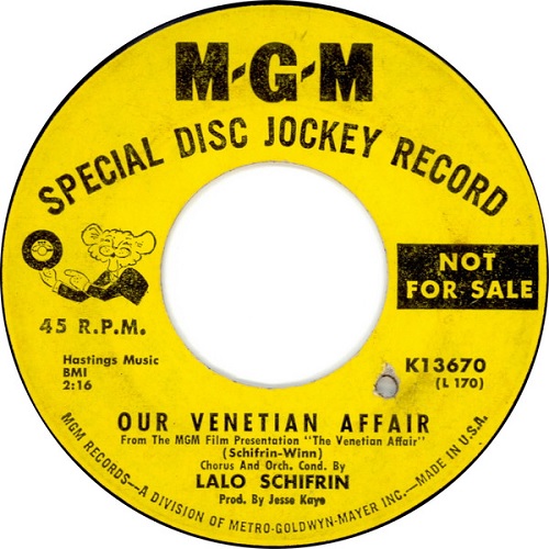 OST Our Venetian Affair 1967